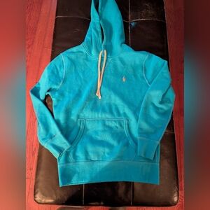 Ralph Lauren Teal Hoodie Sweater